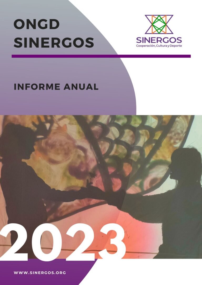 2023 Memorias ONGD Sinergos_Portada